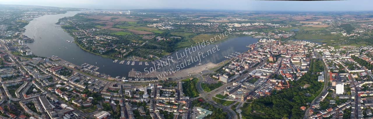 Panorama Rostock nach der Hansesail 2017